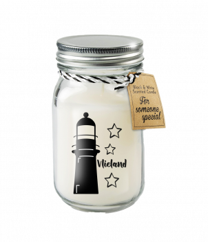 Black & White scented candles - Vlieland