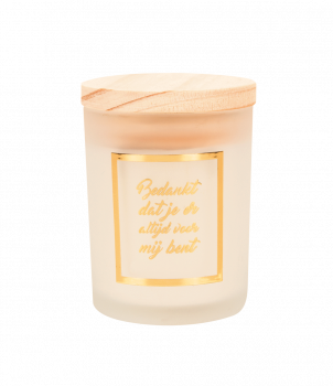 Small scented candles gold/white - Bedankt