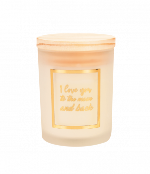 Small scented candles gold/white - To the moon