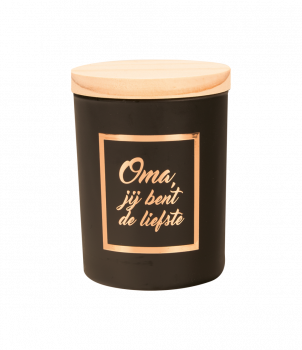 Small scented candles rosé/black - Oma