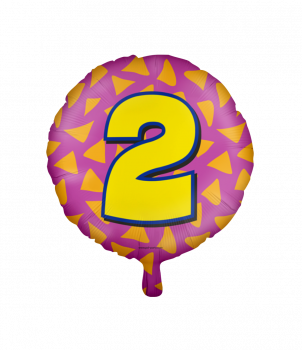Happy foil balloons - 2 years