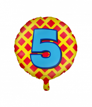 Happy foil balloons - 5 years