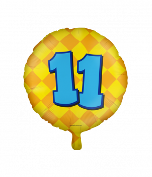 Happy foil balloons - 11 years