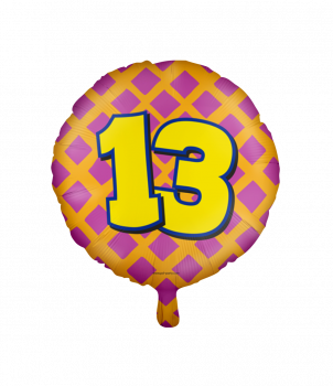 Happy foil balloons - 13 years