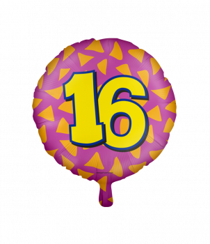 Happy foil balloons - 16 years