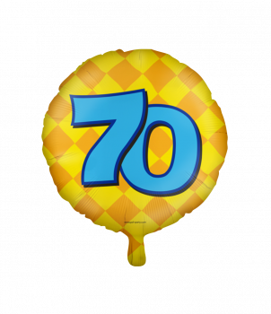 Happy foil balloons - 70 years