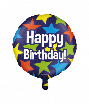 Happy birthday cheap foil balloon
