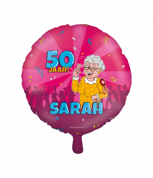Party folie ballonnen - Sarah cartoon