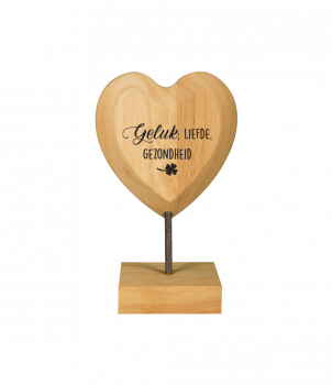 Wooden hearts - Geluk, liefde en gezondheid