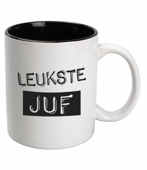 Black & White Mugs - Juf (white)