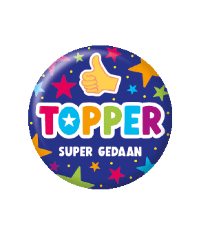 Button klein - Topper