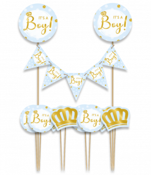 Cake decorations - It's a boy