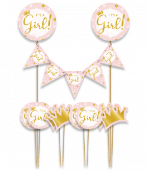 Cake decorations - It's a girl