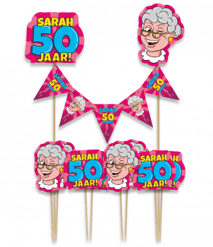 Cake decorations - Sarah