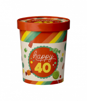 Candy bucket - 40 jaar