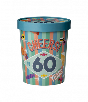 Candy bucket - 60 jaar