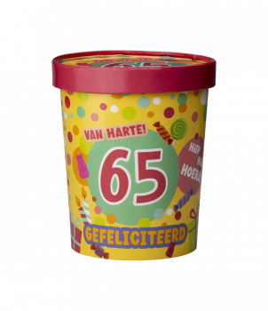 Candy bucket - 65 jaar
