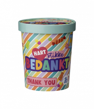 Candy bucket - Bedankt