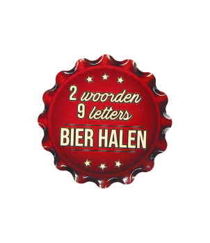 Cap coaster - Bier halen