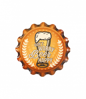 Cap coaster - Don't worry