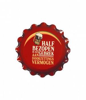 Cap coaster - Half bezopen
