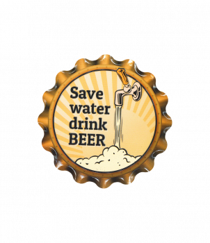 Cap coaster - Save water