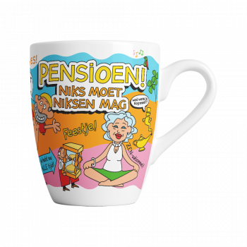 Cartoonmok - Pensioen, niks moet