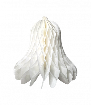 Christmas bells 50 cm - White
