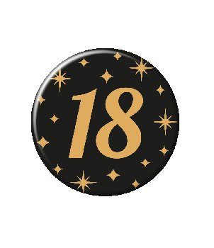Classy party badge 18