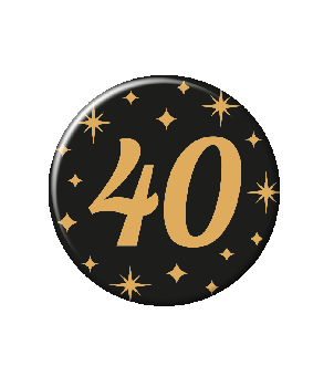 Classy party badge - 40