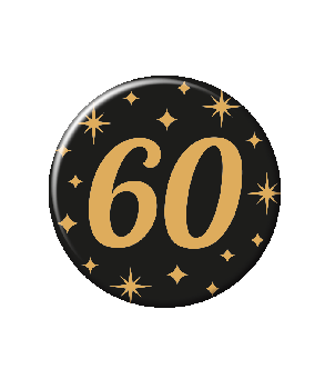Classy party badge - 60
