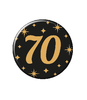 Classy party badge - 70