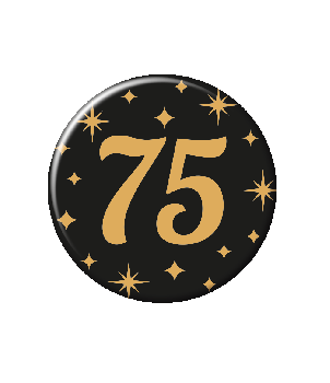Classy party badge - 75