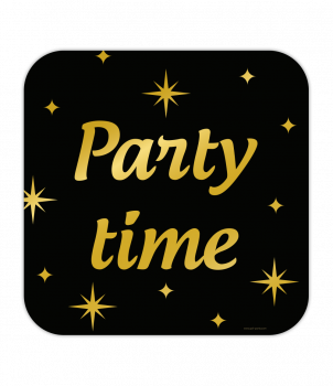 Classy party decoration signs - Party time