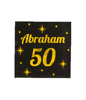 Classy Party Napkins - Abraham 50