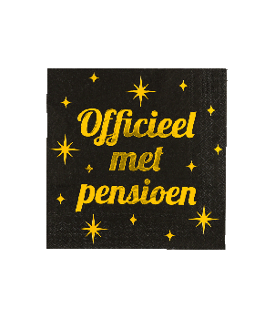 Classy Party Napkins - Pensioen