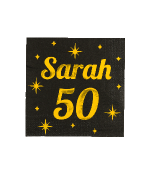 Classy Party Napkins - Sarah 50