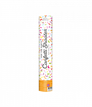 Confetti shooter 40 cm - Multi colour foil