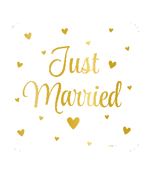 Decoration sign special - Just married 2