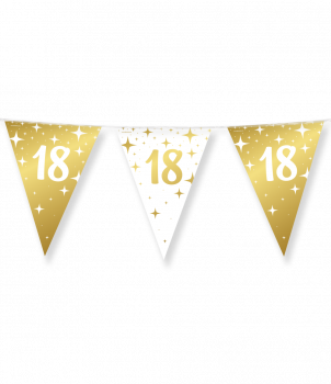 Fancy party flags foil - 18