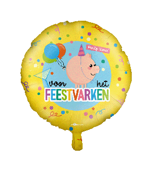 Foil balloon - Feestvarken