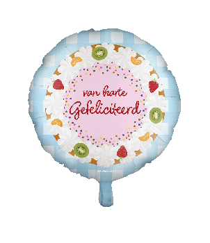 Foil balloon - Gefeliciteerd 2