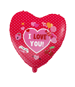 Foil balloon - I love you