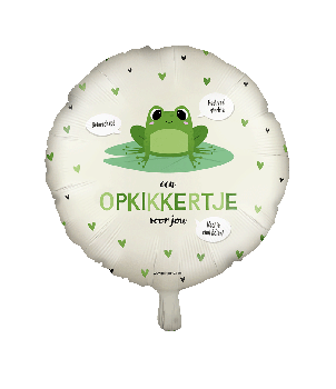 Foil balloon - Opkikkertje