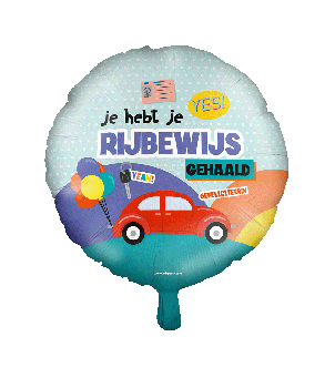 Foil balloon - Rijbewijs