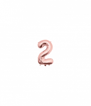Foil Balloon 40 cm- no.2 Rose Gold