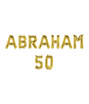Foil balloon kit - Abraham 50