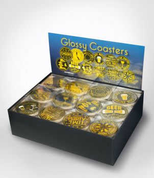 Glossy Coasters Counterbox