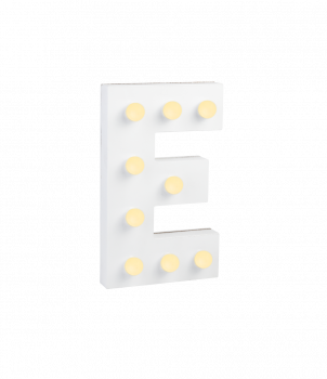 Light Letters - E