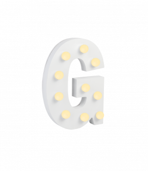 Light Letters - G